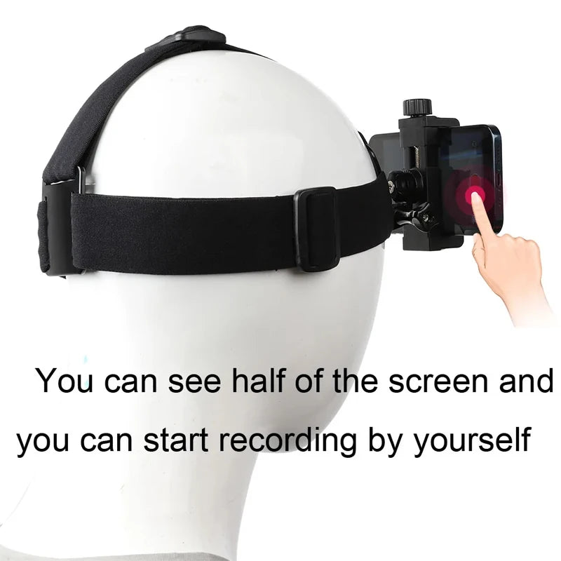 Head-Mounted Mobile Phone Holder