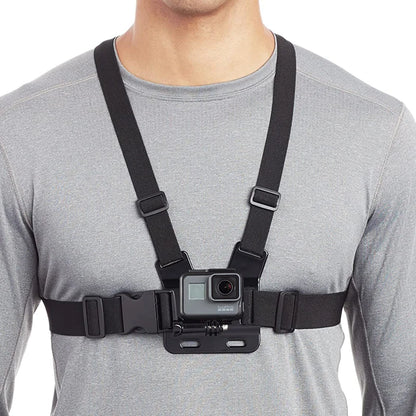 Chest Strap Mount Belt for GoPro & Mobile Phone